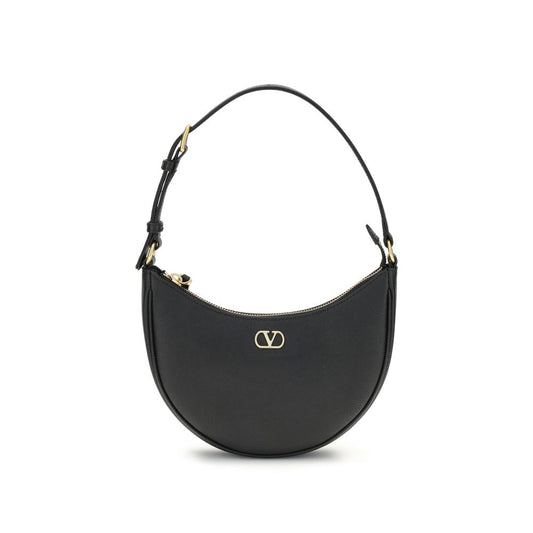 Mini sac hobo VLogo Signature en cuir de veau