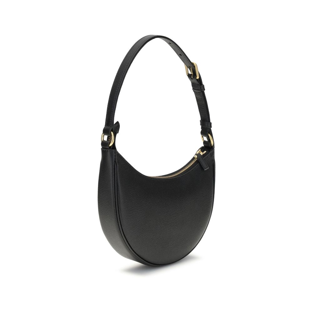 Mini sac hobo VLogo Signature en cuir de veau