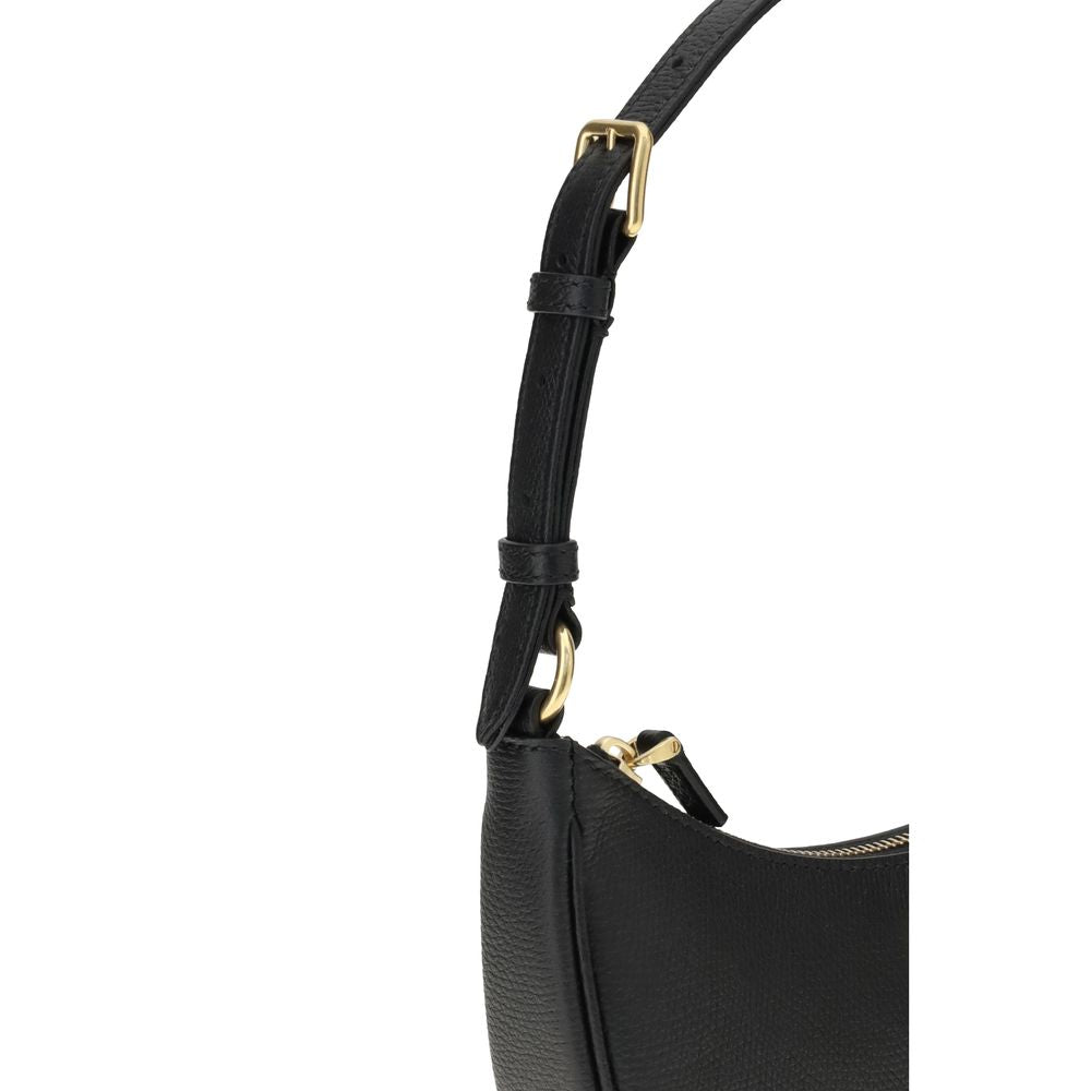 Mini sac hobo VLogo Signature en cuir de veau