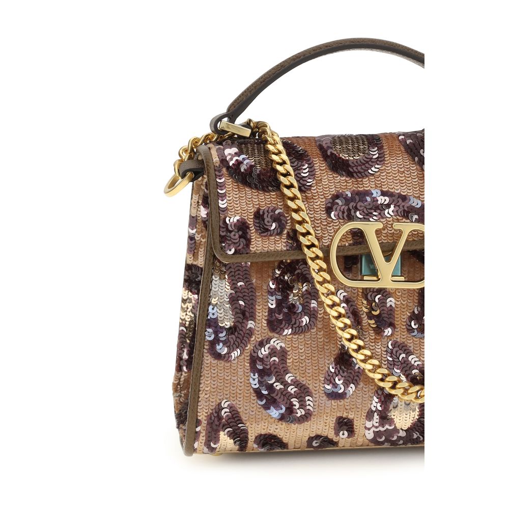 Mini sac porté main VSling brodé à motif animalier