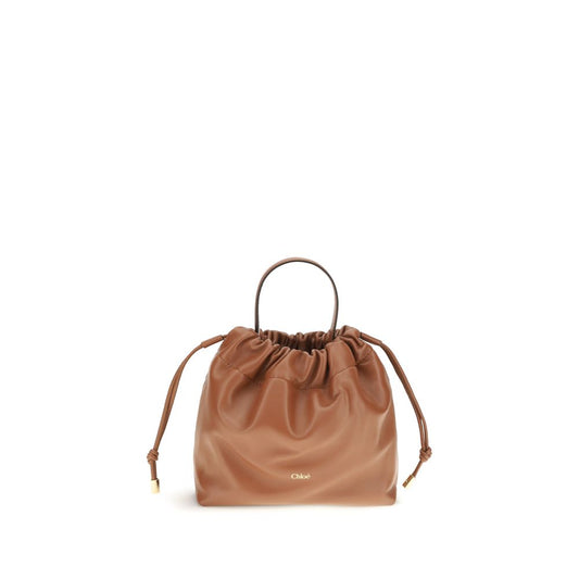 Bolso al hombro Icons pequeño con charms en piel de cordero