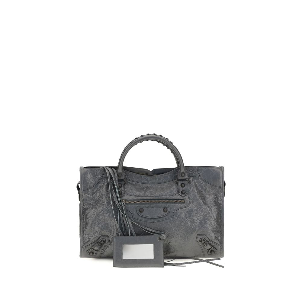 Sac porté main Le City moyen en cuir d’agneau