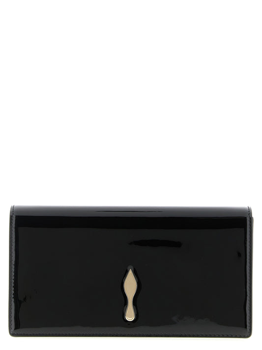 Clutch Bettina en piel de becerro charol