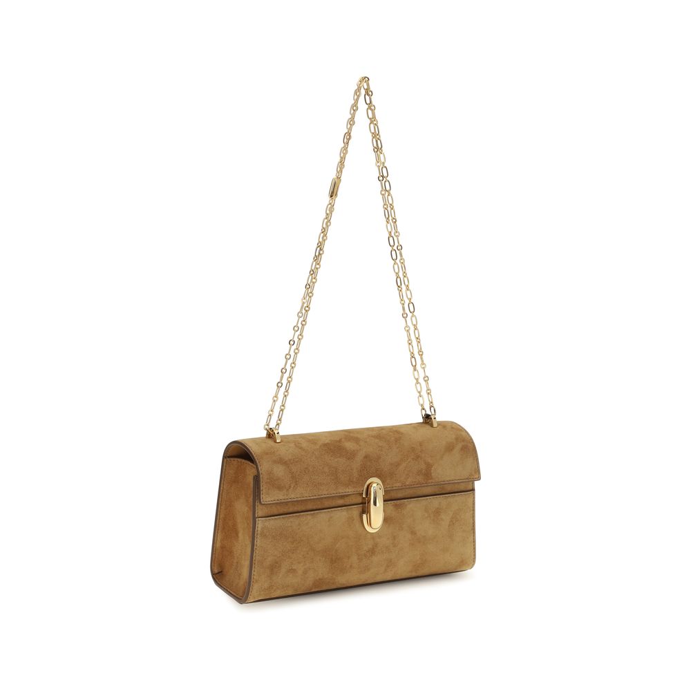 Clutch Symmetry con cadena en ante