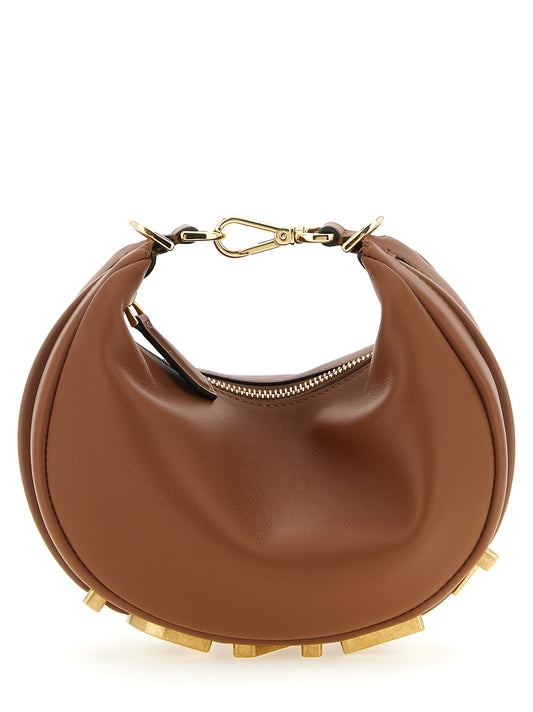 Mini sac hobo Fendigraphy en cuir de veau