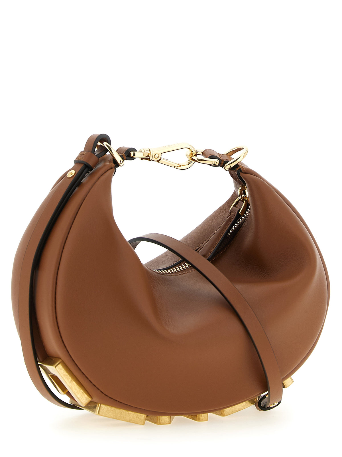 Fendigraphy Mini Hobo Bag in Calfskin