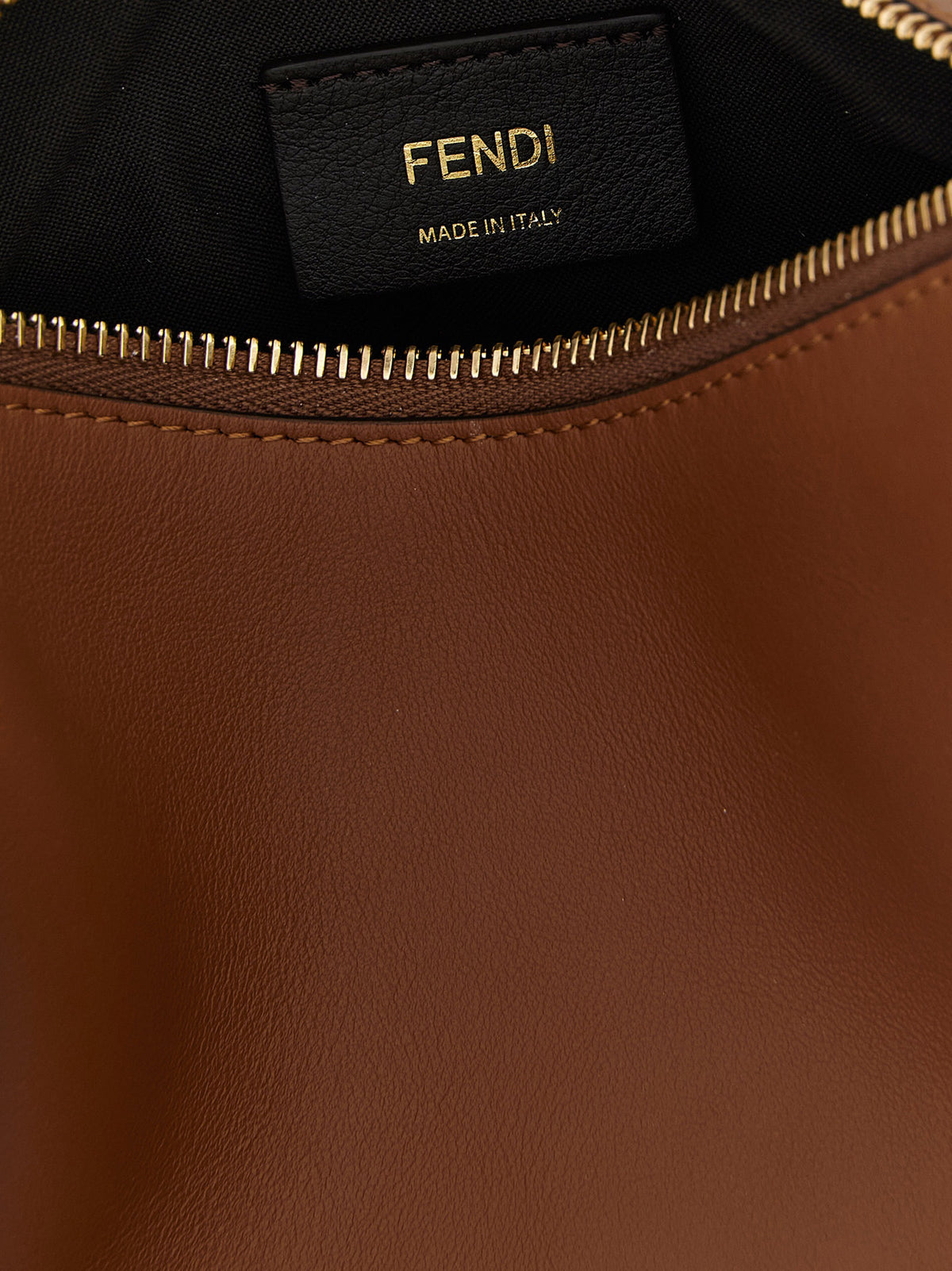 Fendigraphy Mini Hobo Bag in Calfskin
