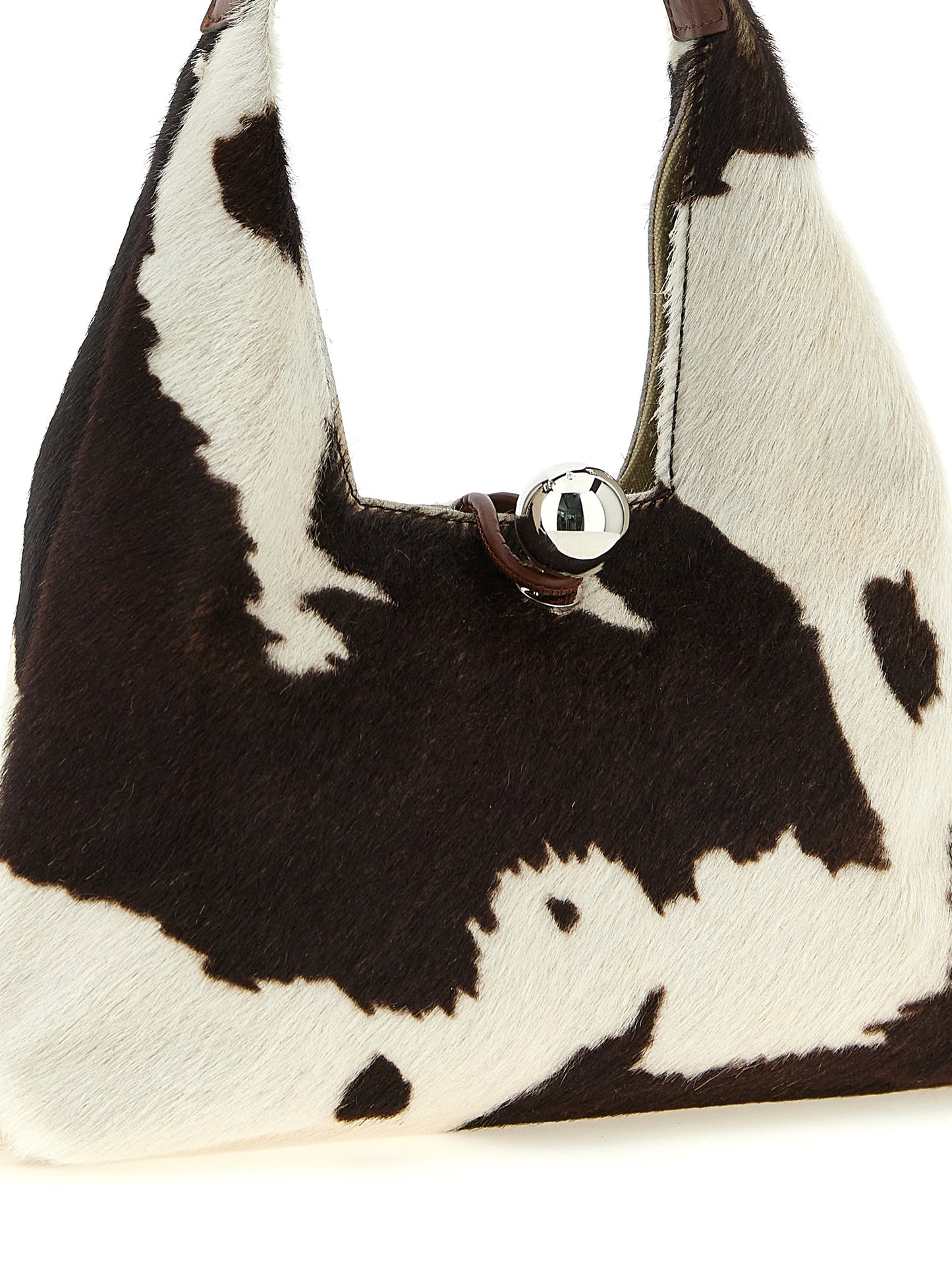Mini sac porté main Trapeze en cuir façon poulain