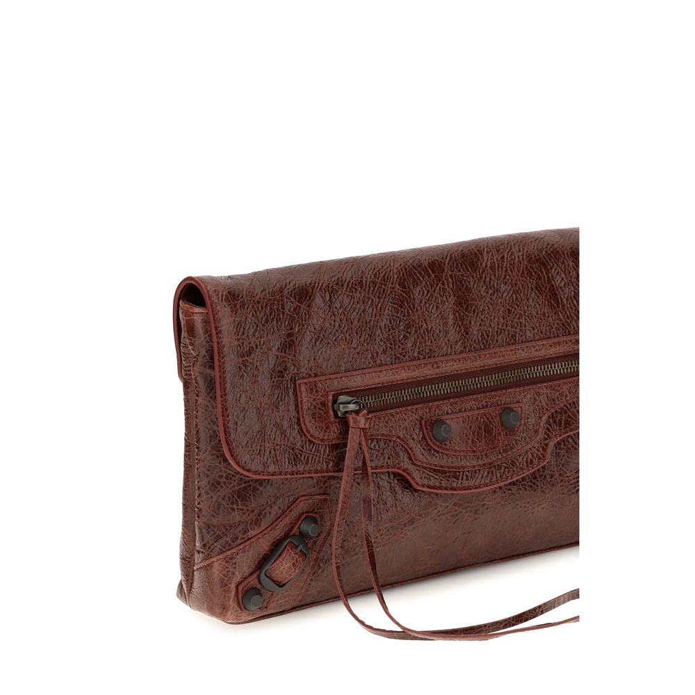 Pochette Le City en cuir d’agneau