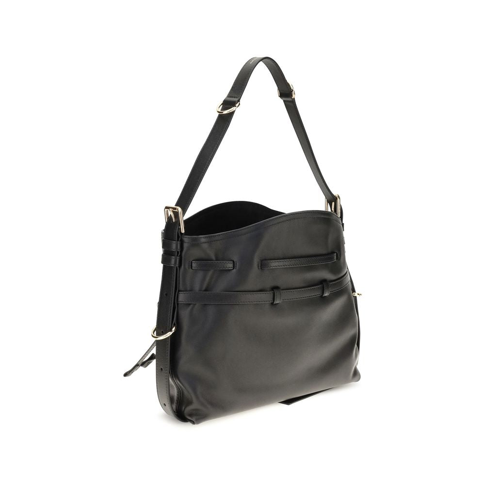 Bolso tipo cubo Voyou pequeño en piel de becerro