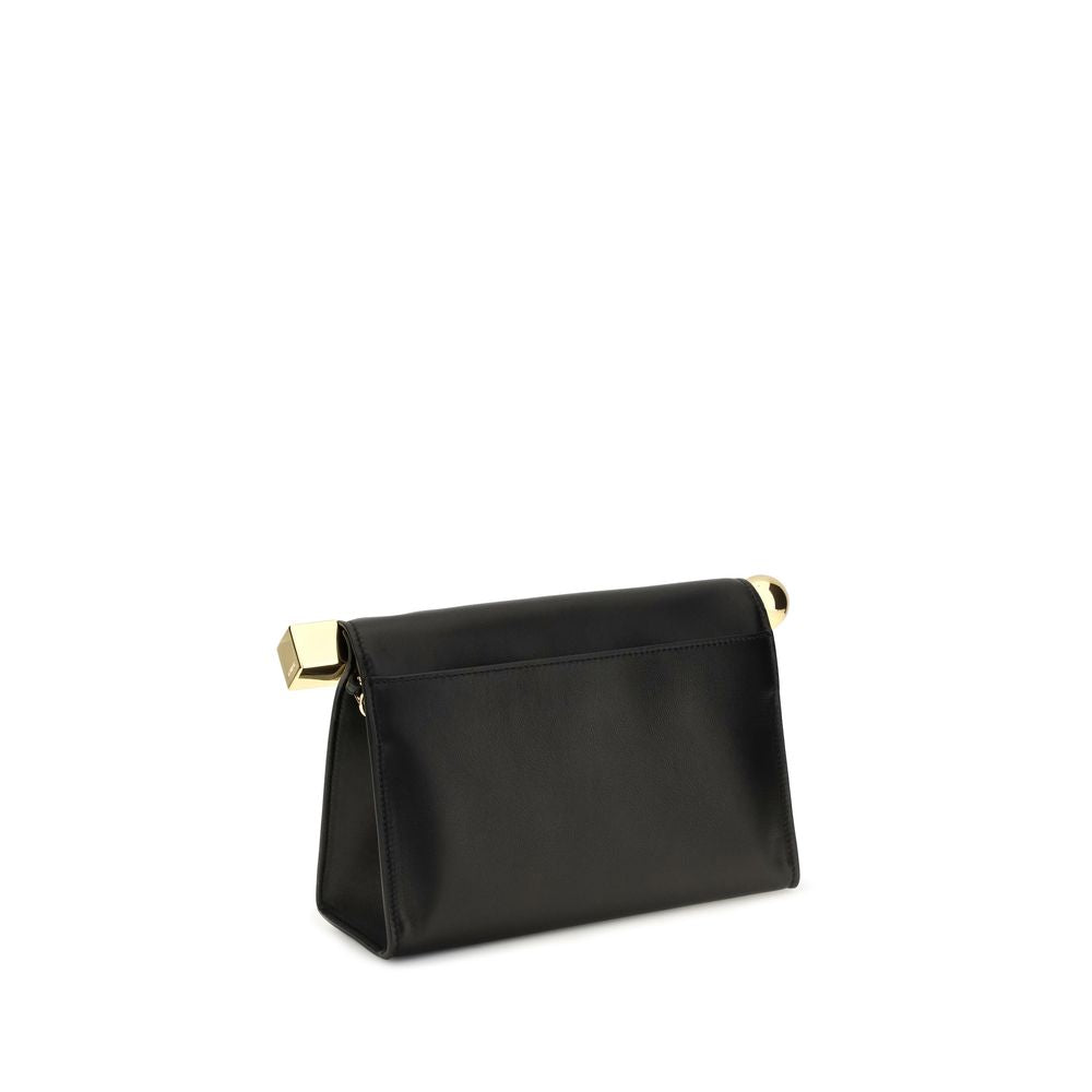 Le sac Rond Carré en cuir d'agneau