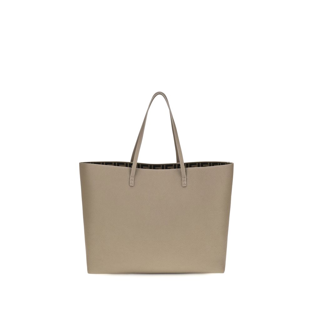 Sac shopper Roll moyen en cuir de veau