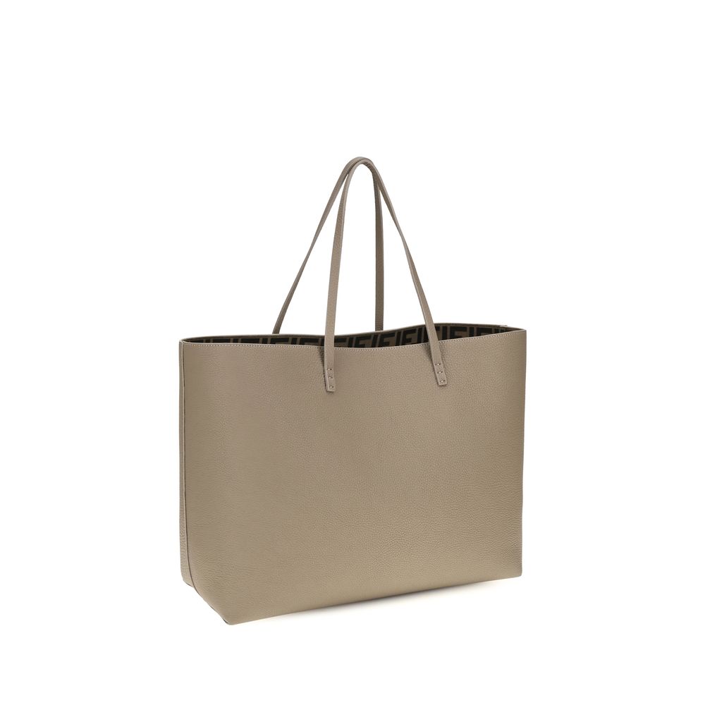 Sac shopper Roll moyen en cuir de veau