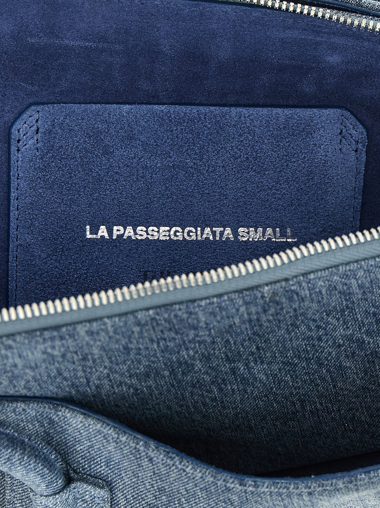 Petit sac porté épaule La Passeggiata en denim