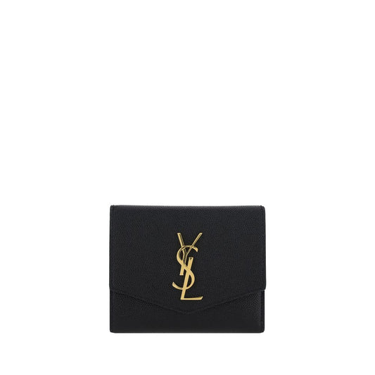 Cartera compacta Uptown en piel de becerro
