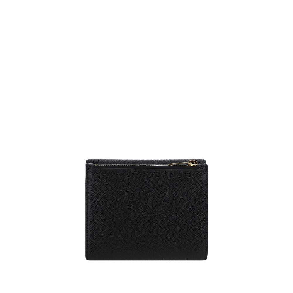 Cartera compacta Uptown en piel de becerro