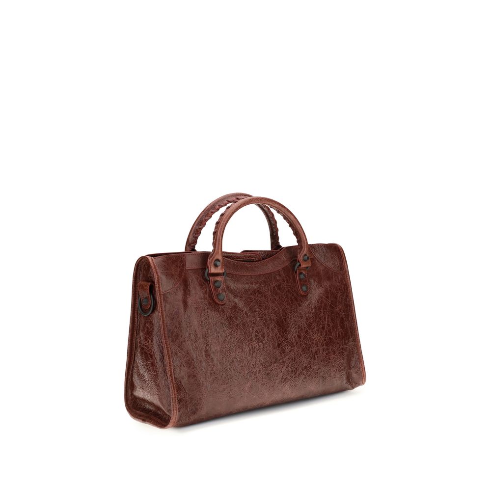 Sac porté main Le City moyen en cuir d’agneau