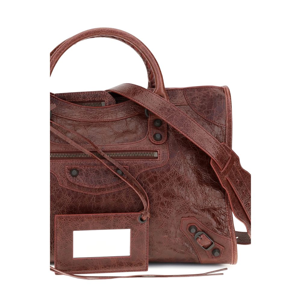 Sac porté main Le City moyen en cuir d’agneau