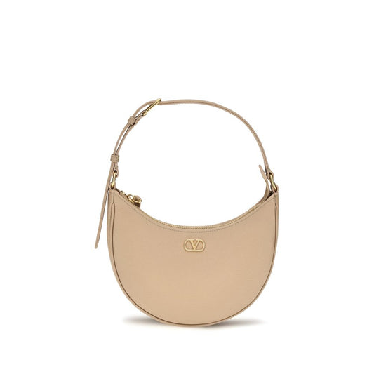 Mini bolso hobo VLogo Signature en piel de becerro