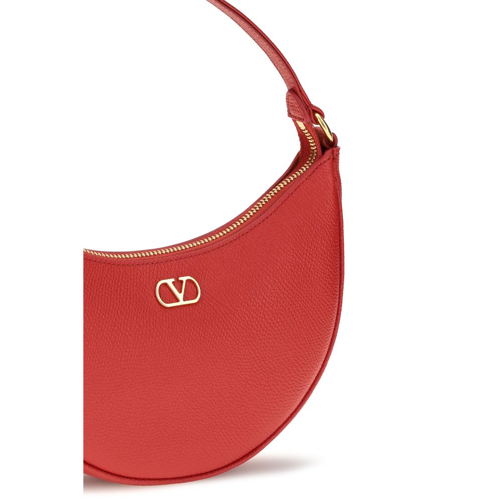 Mini bolso hobo VLogo Signature en piel de becerro