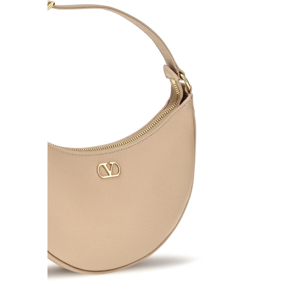 Mini bolso hobo VLogo Signature en piel de becerro