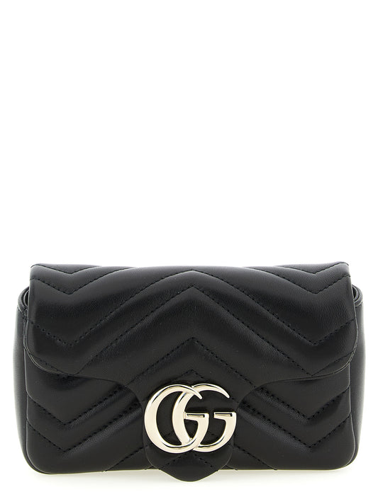 Petit sac bandoulière GG Emblem en cuir de veau