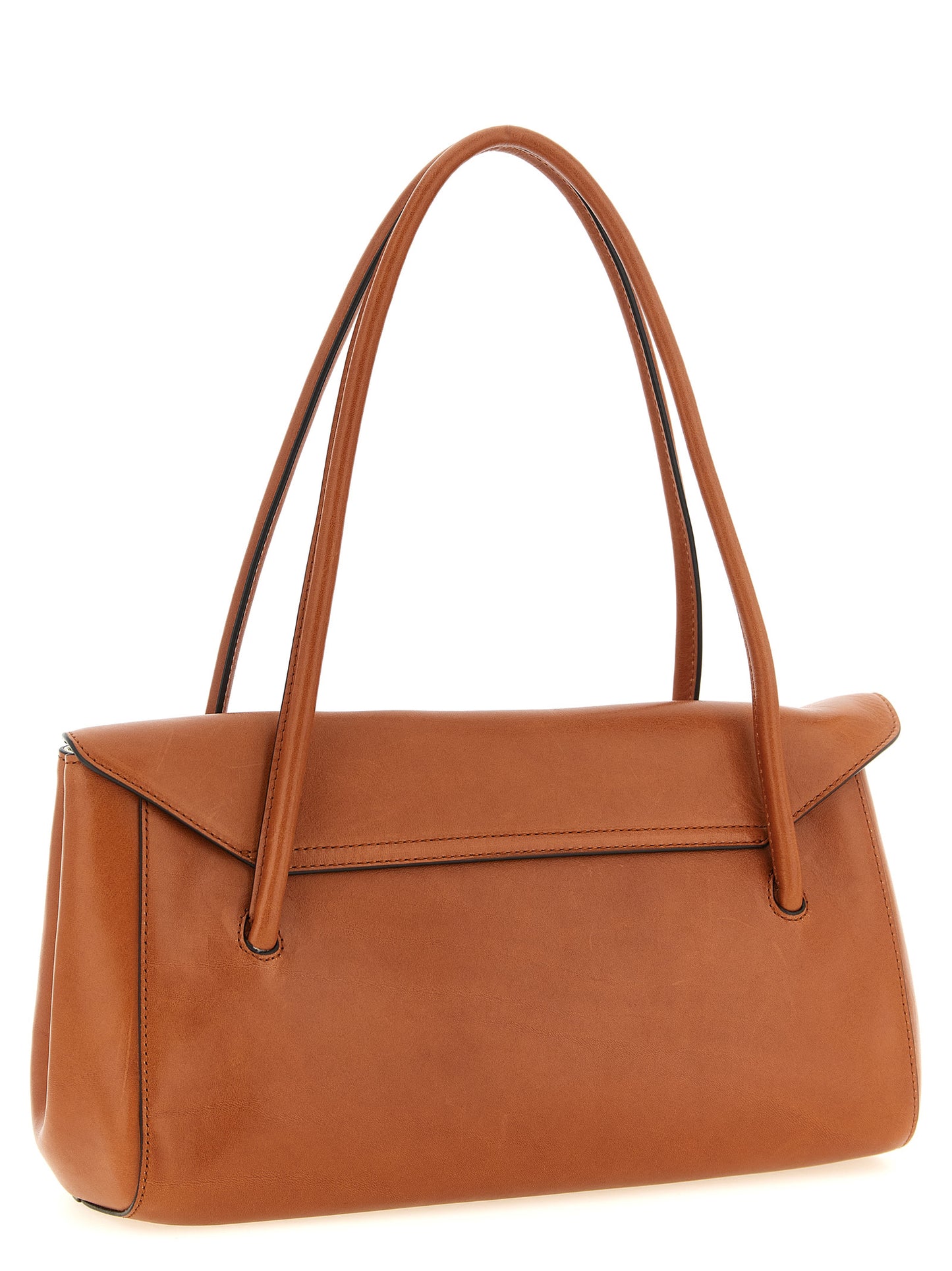 Sac porté épaule East/West en cuir de veau