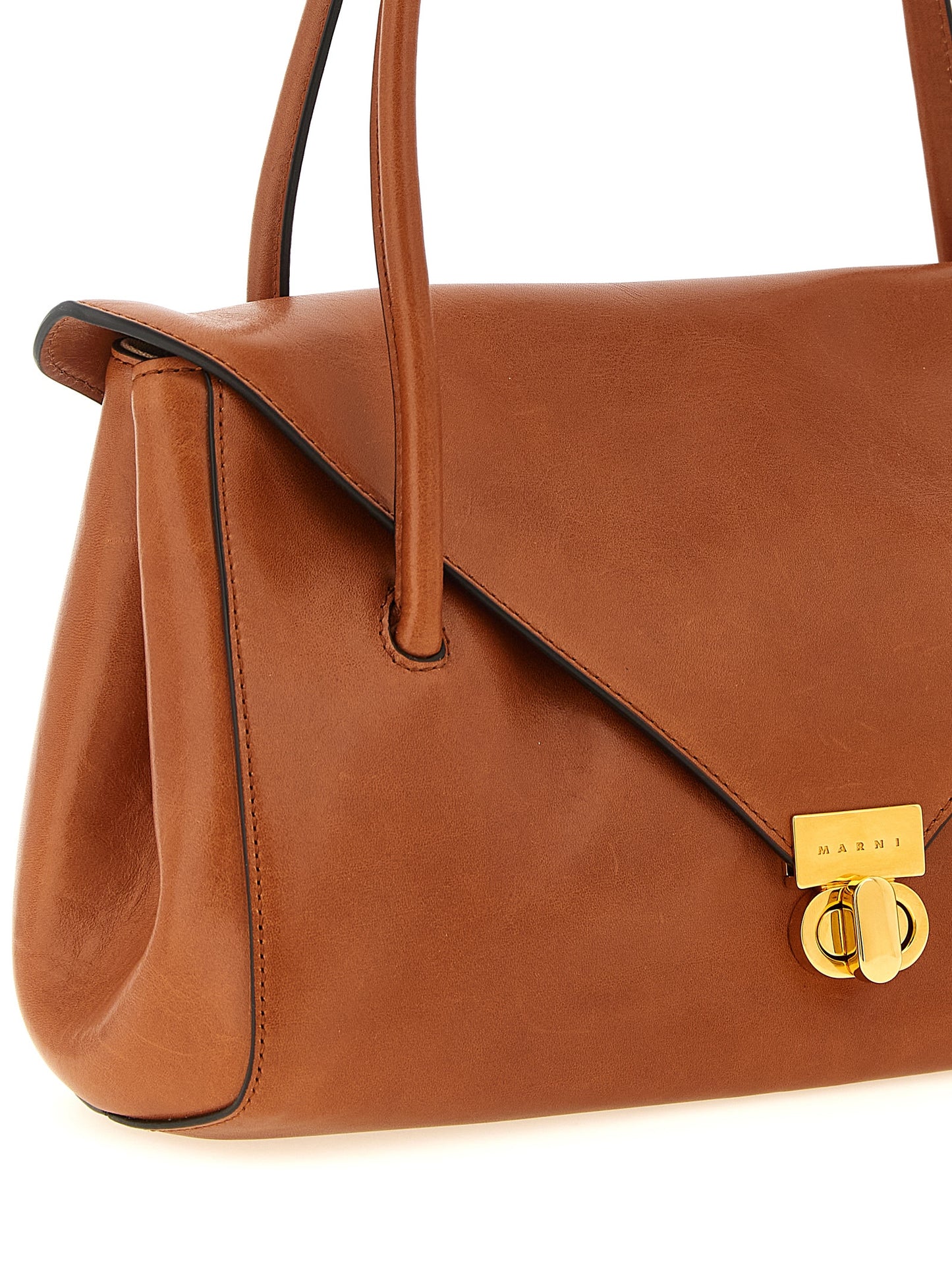 Sac porté épaule East/West en cuir de veau