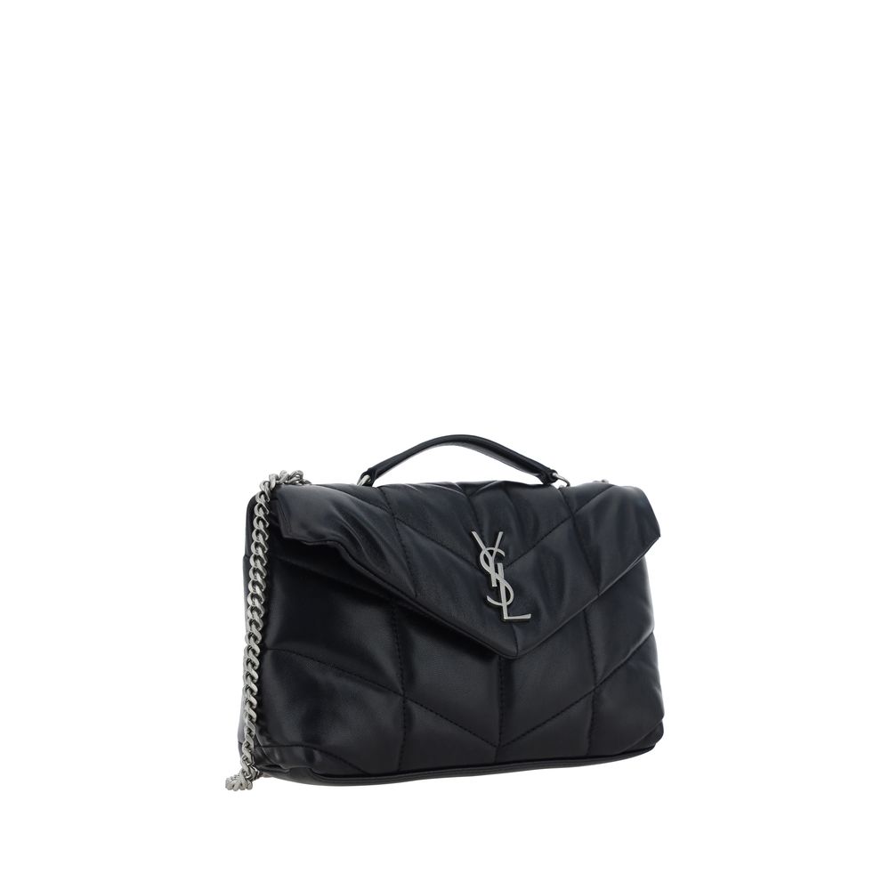 Bolso al hombro Toy Puffer en piel de cordero