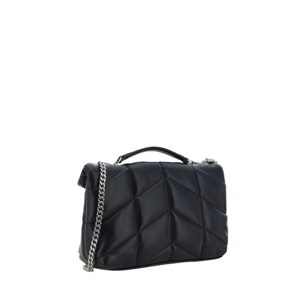 Bolso al hombro Toy Puffer en piel de cordero