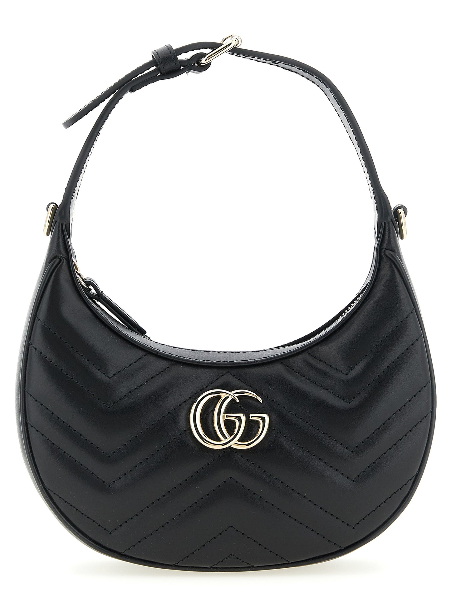 Petit sac porté épaule GG Marmont en cuir de veau