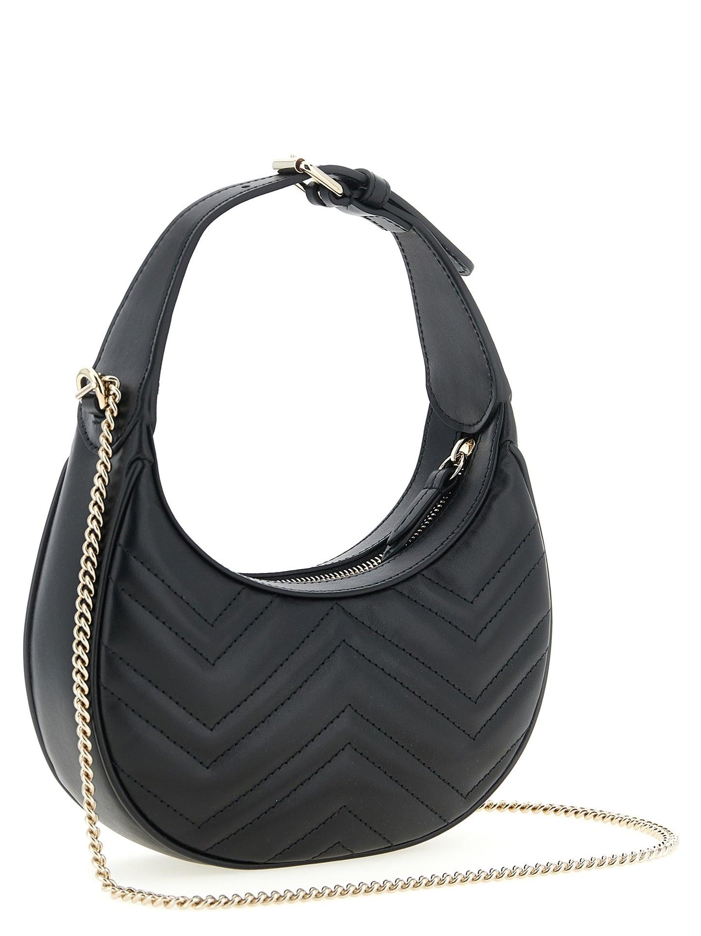 Petit sac porté épaule GG Marmont en cuir de veau