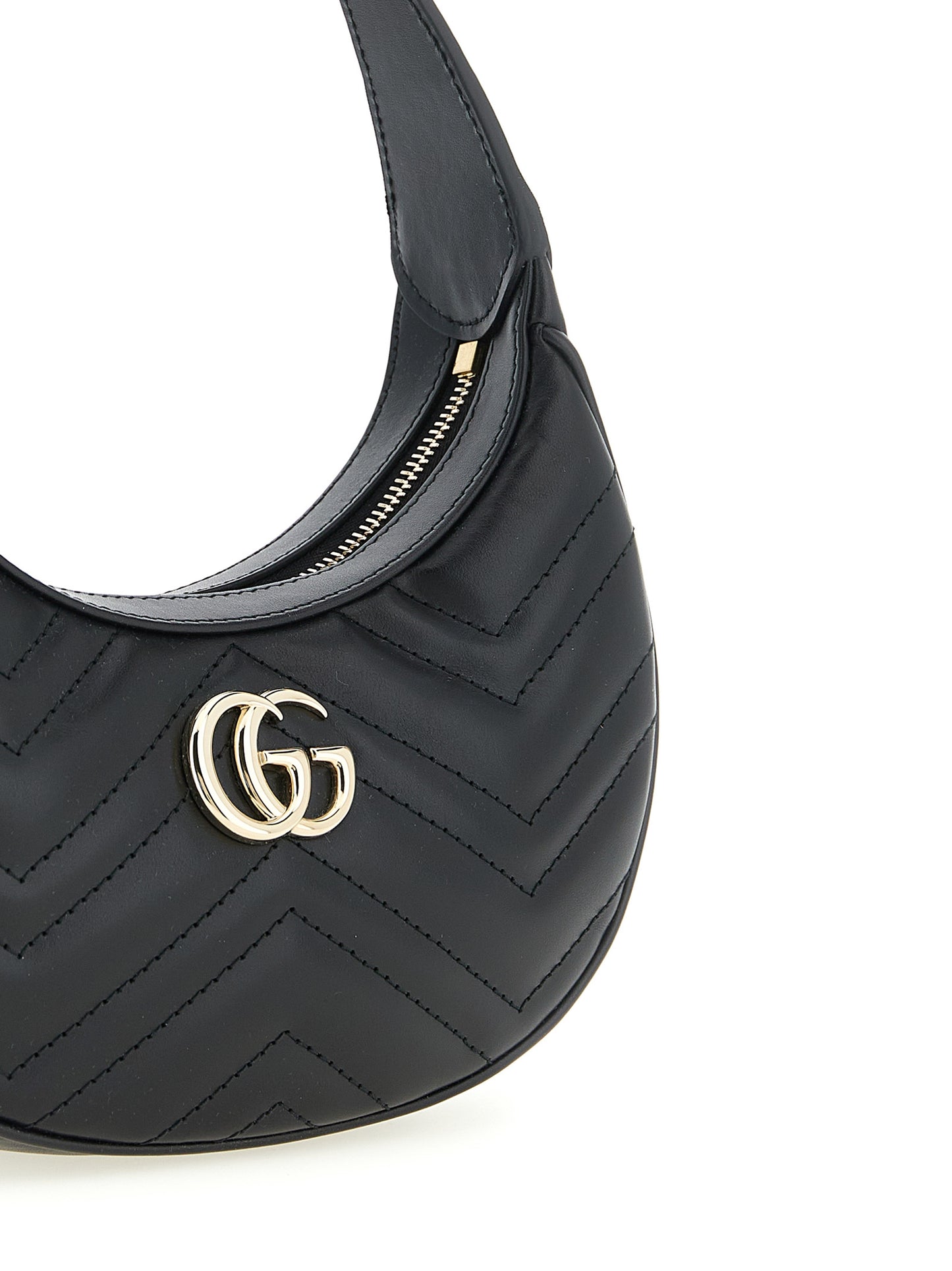 Petit sac porté épaule GG Marmont en cuir de veau