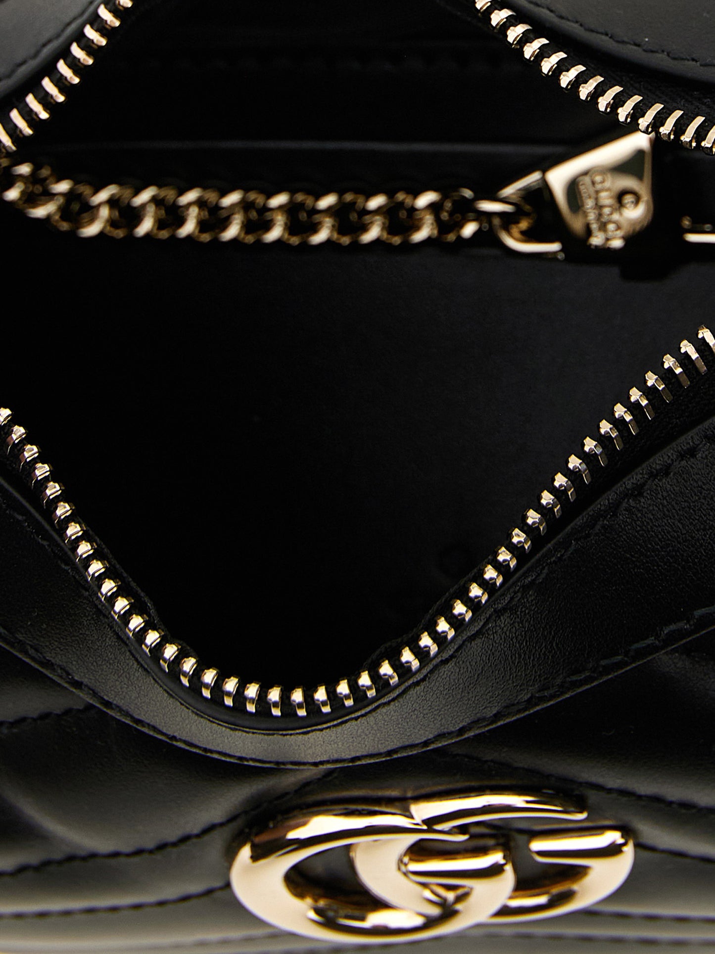 Petit sac porté épaule GG Marmont en cuir de veau