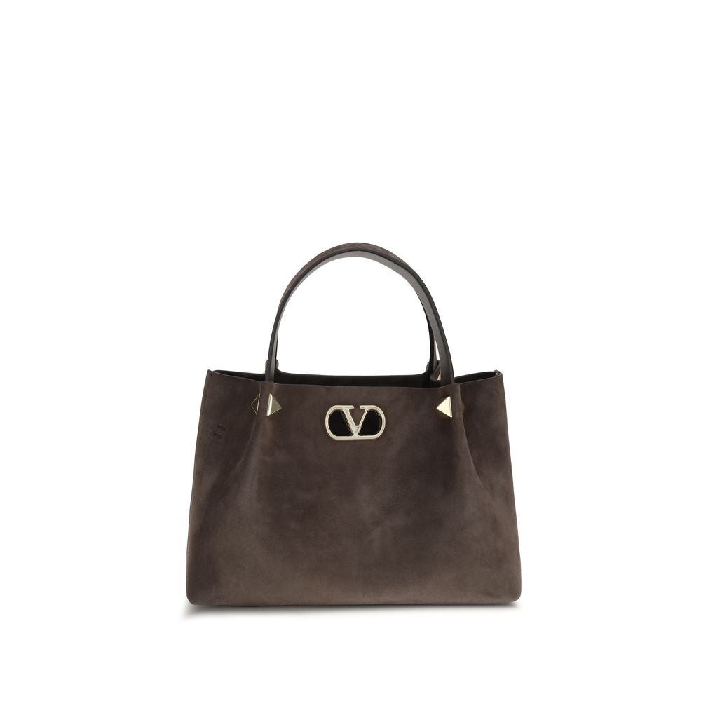 Small Shopping Bag in Suede