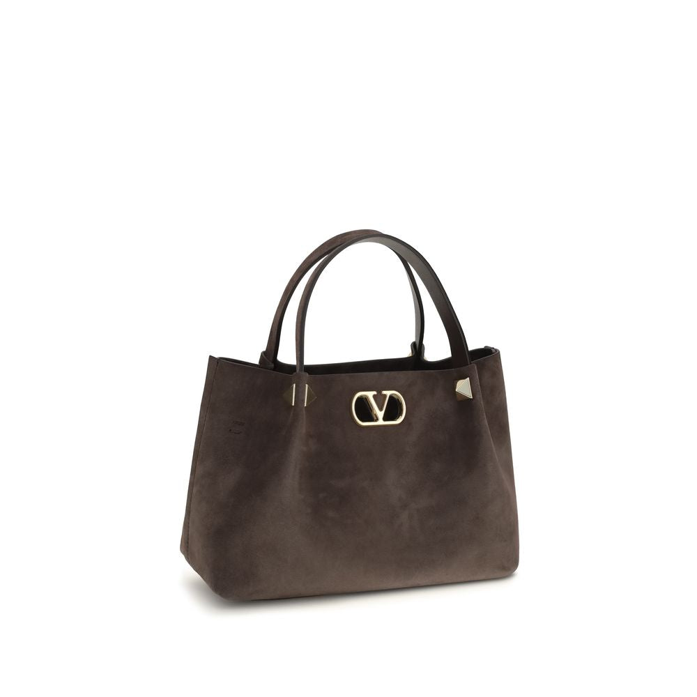 Small Shopping Bag in Suede
