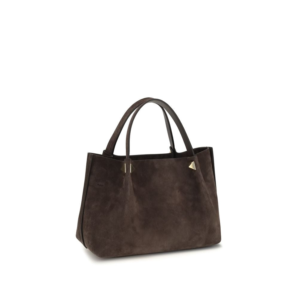 Small Shopping Bag in Suede