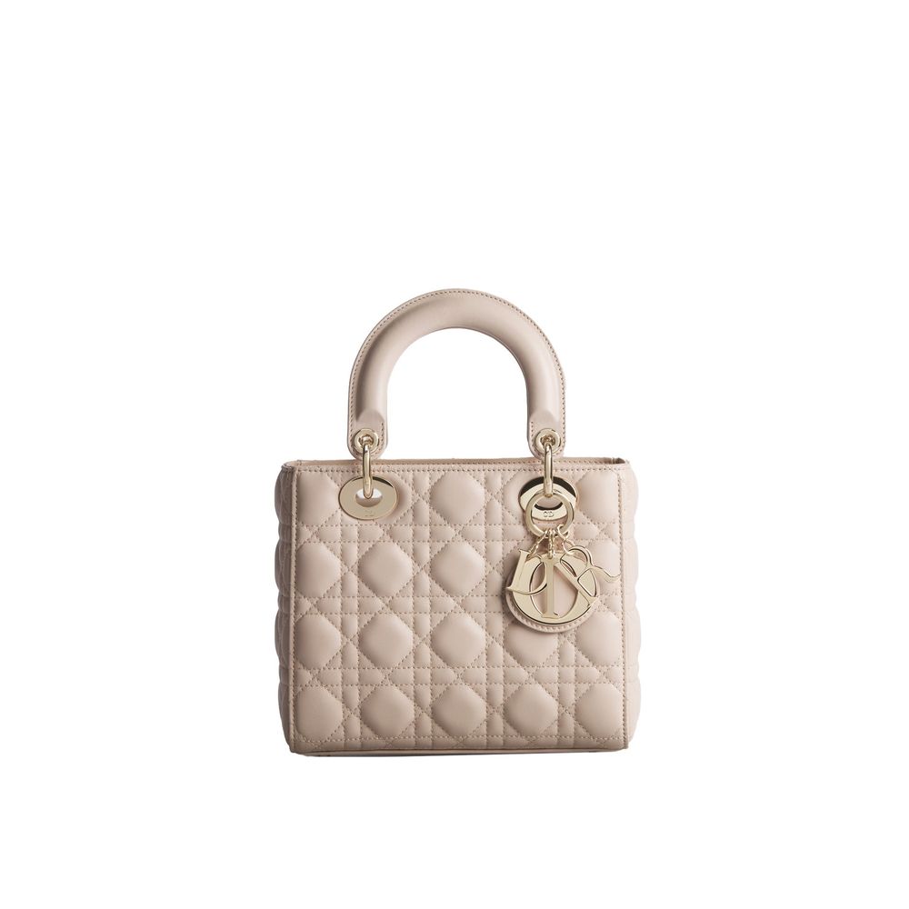 Bolso de mano Lady Dior pequeño en piel de cordero
