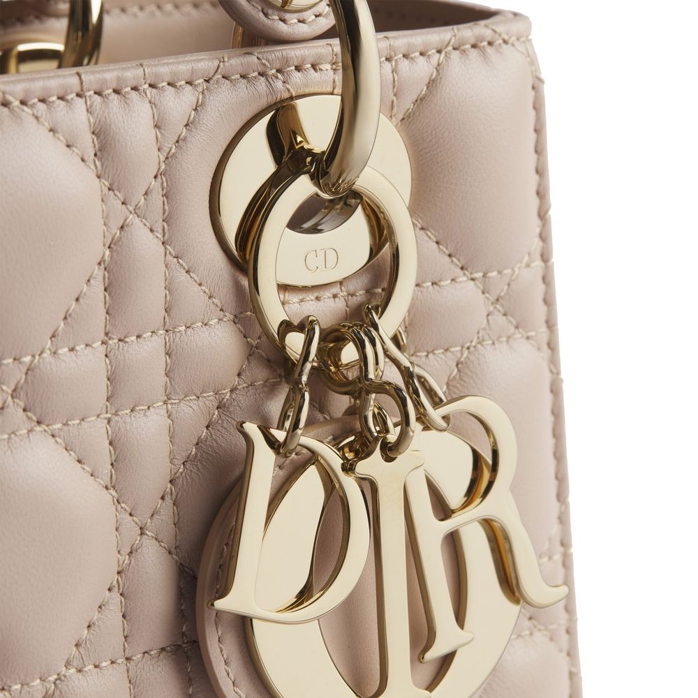 Bolso de mano Lady Dior pequeño en piel de cordero
