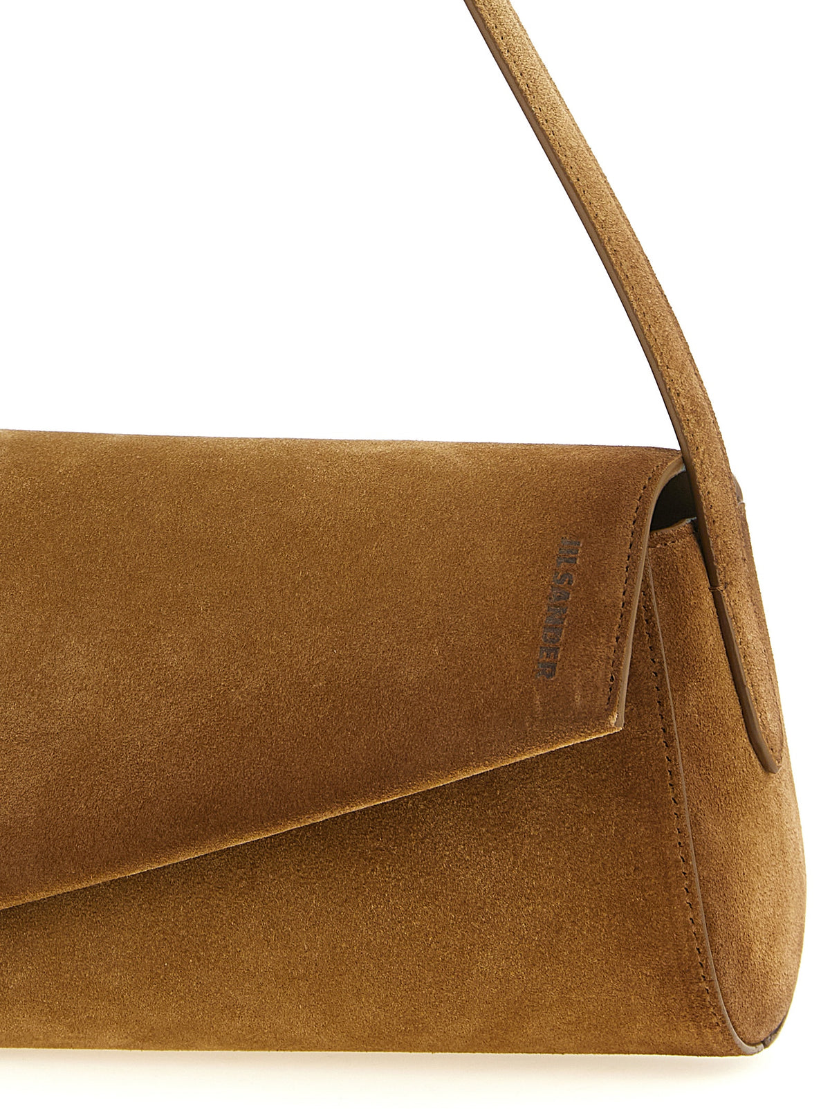 Kante Flap Shoulder Bag in Suede