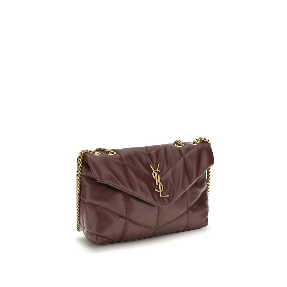 Bolso al hombro Toy Puffer en piel de cordero