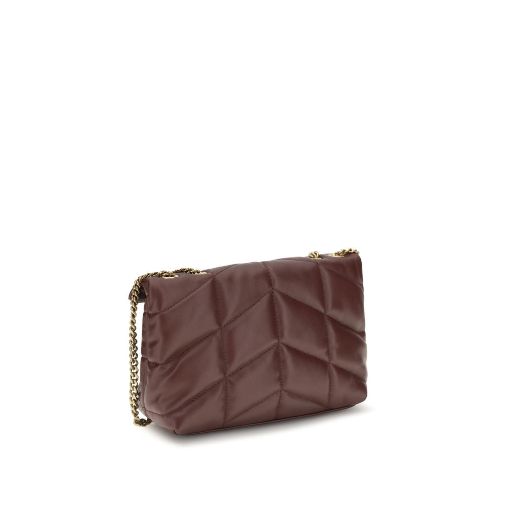Bolso al hombro Toy Puffer en piel de cordero