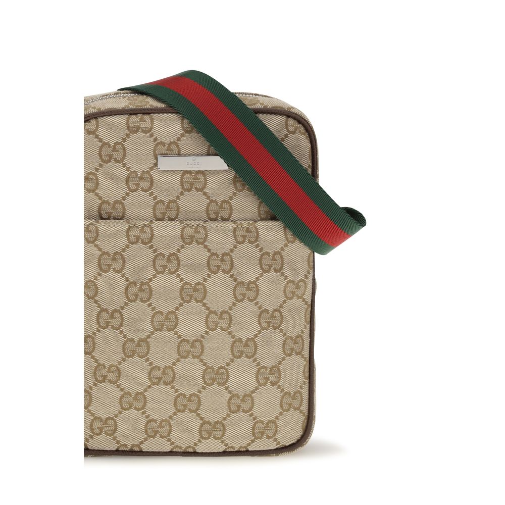 Gucci Tag Small Crossbody Bag in GG Canvas