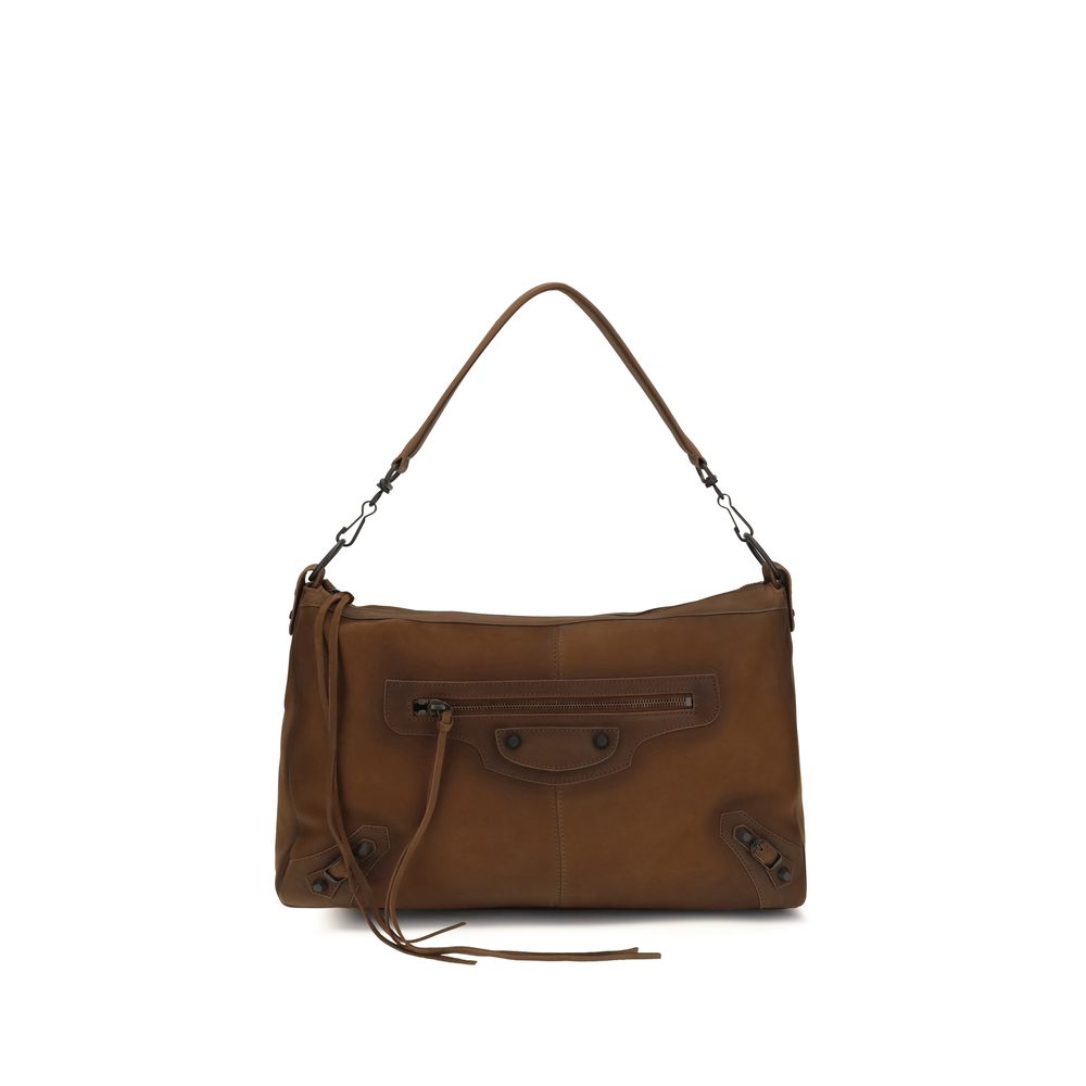 Bolso de mano Le City Moto mediano en piel de cabra