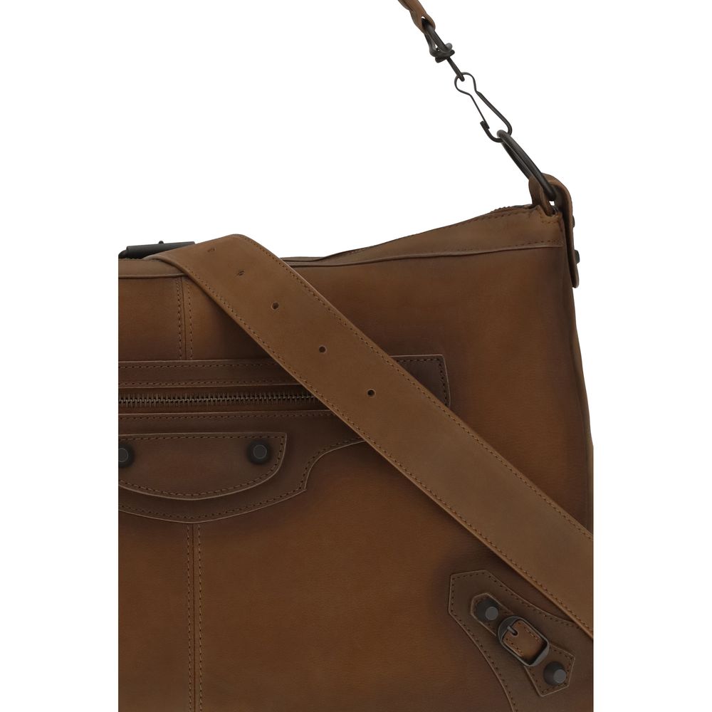 Bolso de mano Le City Moto mediano en piel de cabra