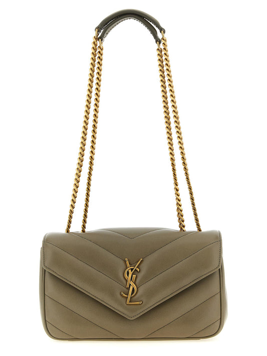 Bolso al hombro Loulou pequeño en piel de cordero
