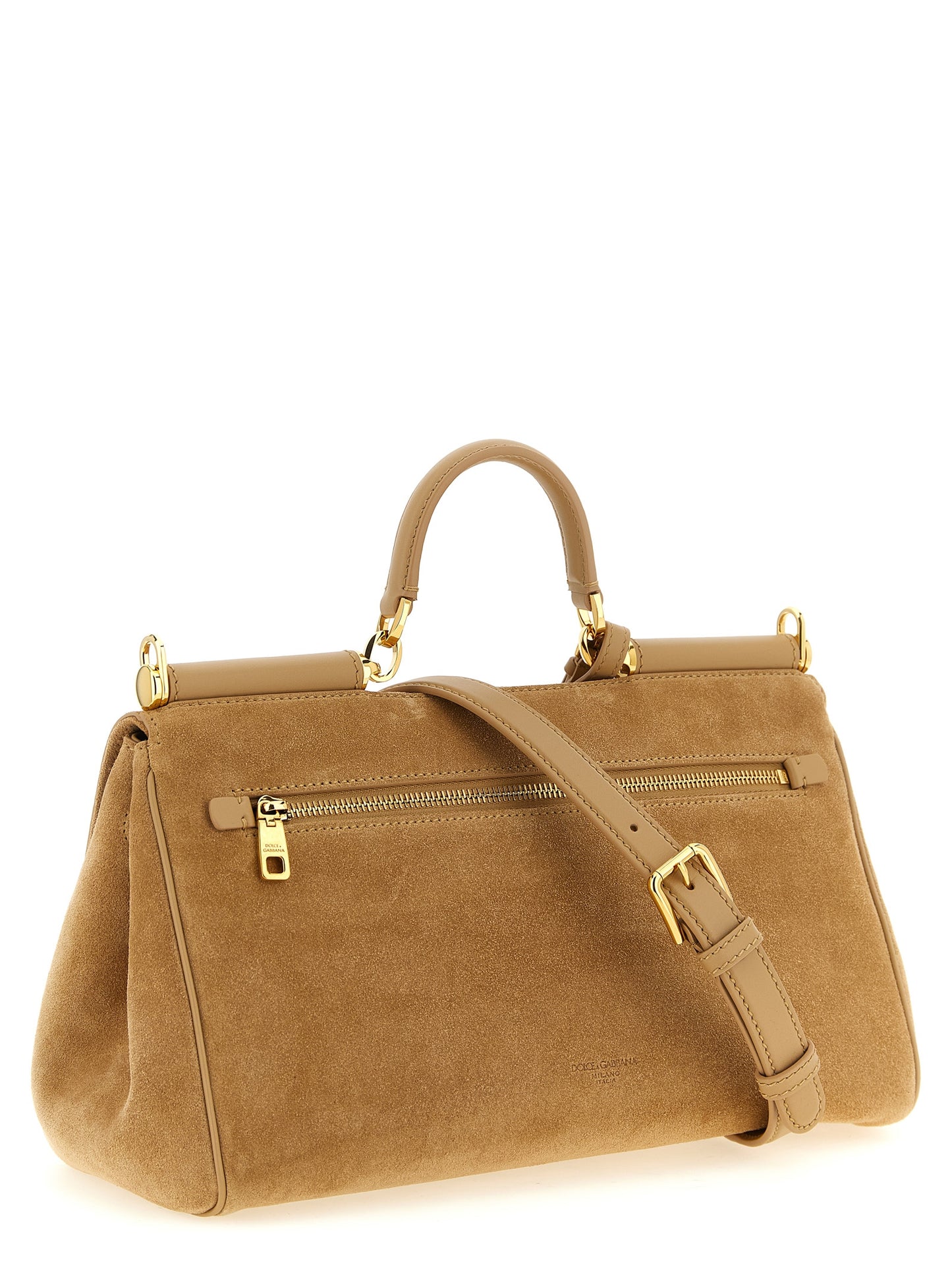 Bolso de mano My Sicily mediano en piel de becerro serraje