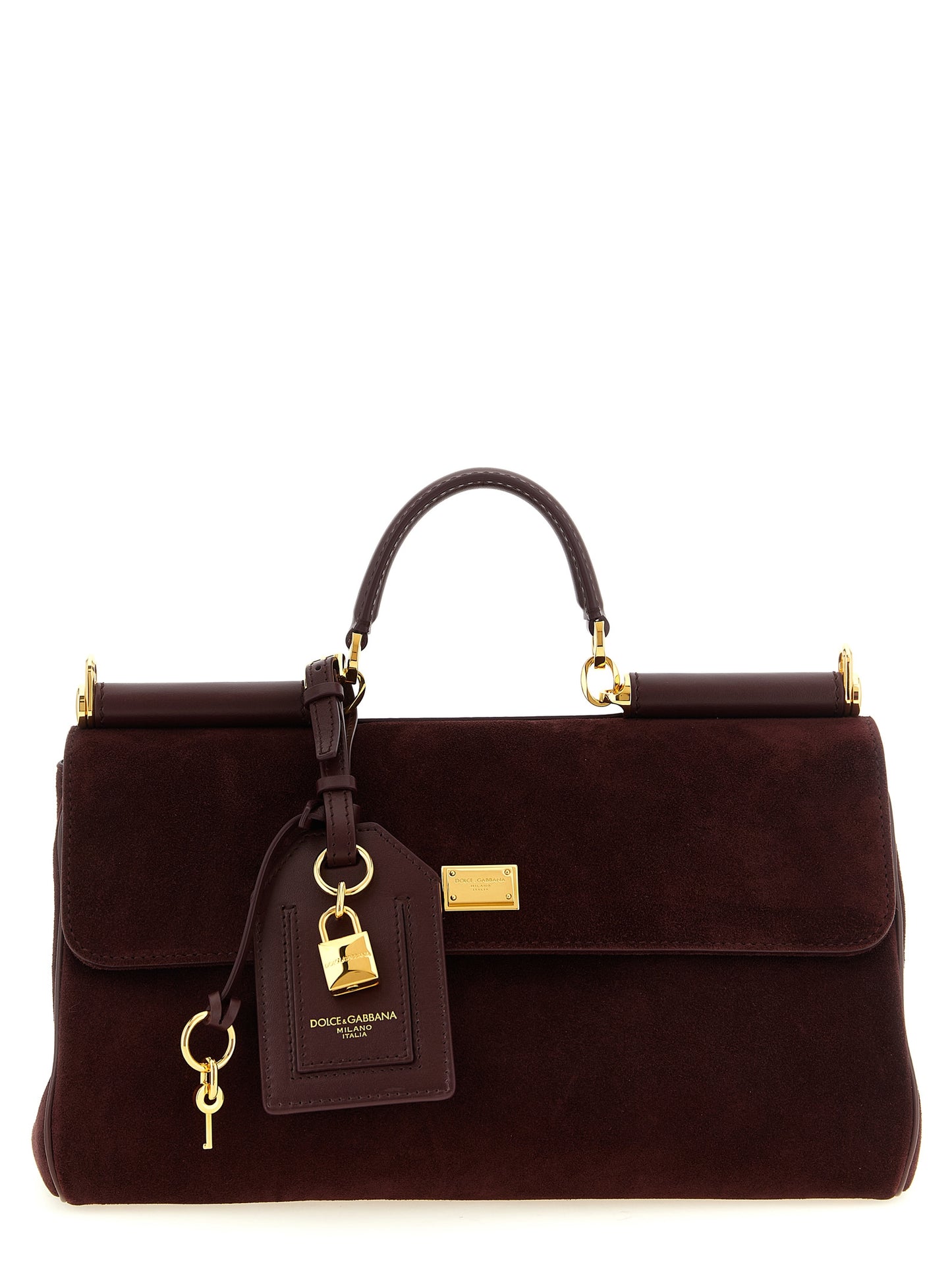 Bolso de mano My Sicily mediano en piel de becerro serraje