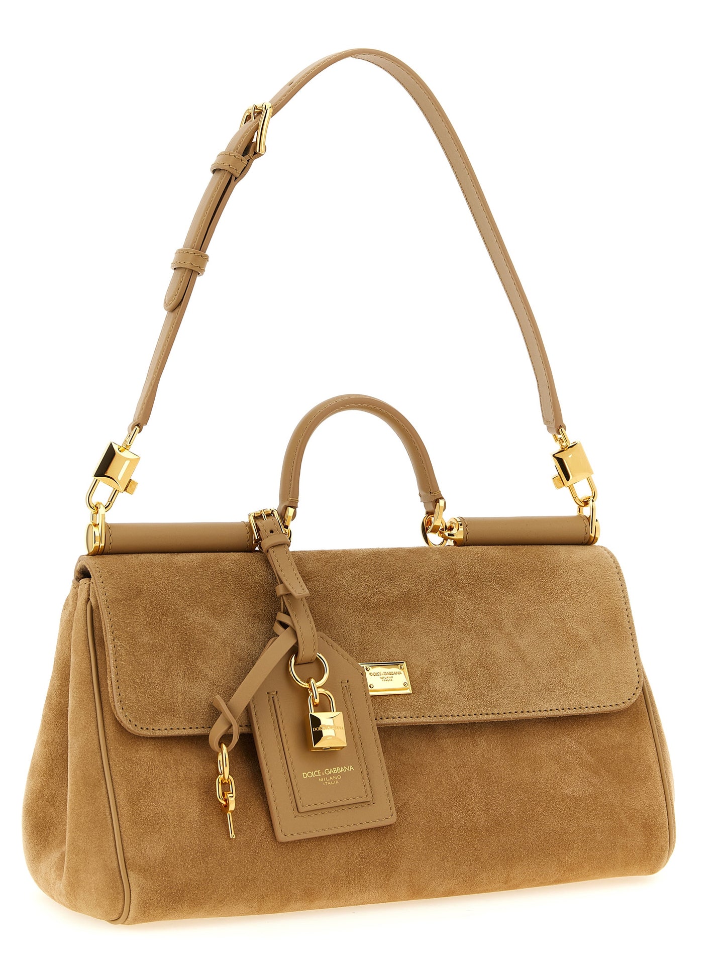 Bolso de mano My Sicily mediano en piel de becerro serraje