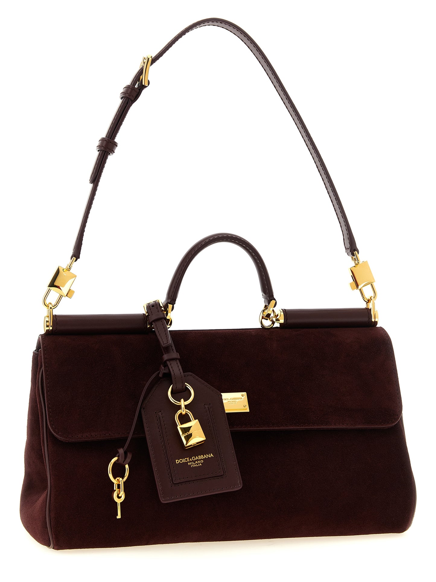 Bolso de mano My Sicily mediano en piel de becerro serraje